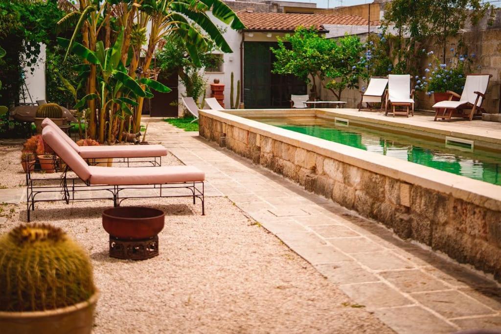 Villa Li Curti Con Piscina In Comune, Un'Oasi In Paese! Ortelle Extérieur photo